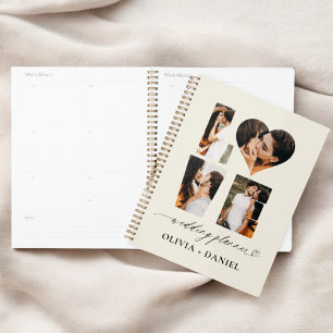 Liefdesfoto Instagram Moderne minimalistische brui Planner