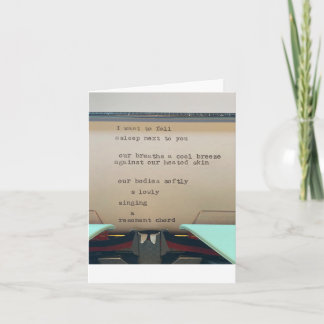 liefdesgedicht kaart