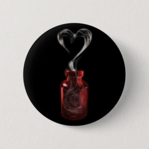 liefdesgif ronde button 5,7 cm