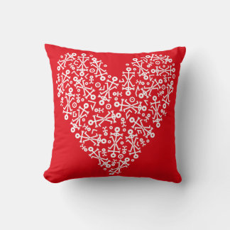 Liefdeshart 2012 Icoon Rood Kussen