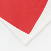 Liefdeshart fleece deken (Hoek)