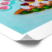 Liefdeshart kunst poster (Hoek)