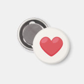 Liefdeshart. Magneet (Voorkant / Achterkant)