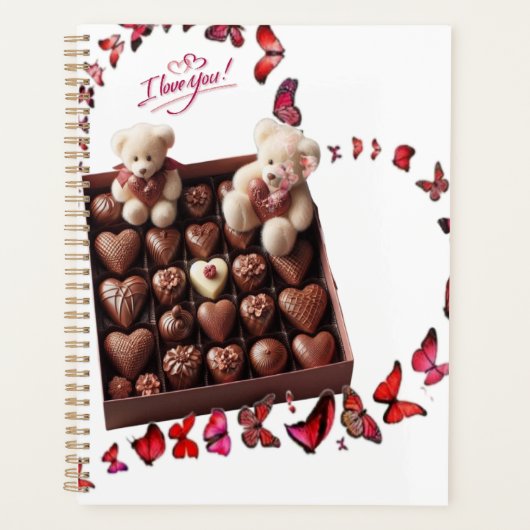 Liefdeshart planner (Voorkant)