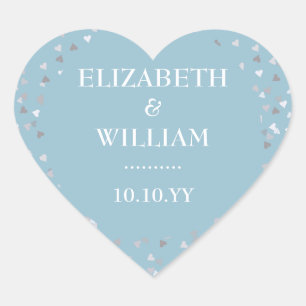 Liefdesharten Confetti Hart Sticker