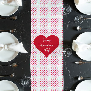 Liefdeshartjes Tafel Runner Cadeau voor Echtgenoot Lange Tafelloper