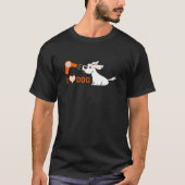 liefdeshond t-shirt (Voorkant)