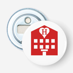 Liefdeshotel Japans Emoji Button Flesopener