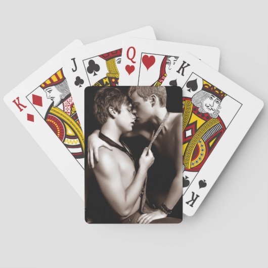 liefdeskaarten voor homo speelkaarten (Achterkant)
