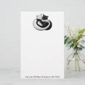 liefdeskatten briefpapier (Staand voorkant)