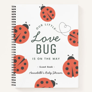 Liefdeskever Rode Lieveheersbeestje Baby Shower Ga Notitieboek