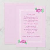 Liefdesknoppen/ Roze Kaart (Voorkant / Achterkant)