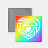 liefdeslabyrint magneet (Voorkant / Achterkant)