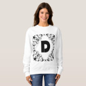 Liefdesletters "D" Trui (Voorkant volledig)