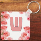 Liefdesletters "W" Sleutelhanger (Achterkant)