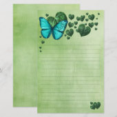 Liefdesleven briefpapier (Voorkant / Achterkant)