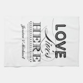 Liefdeslevens hier theedoek (Horizontaal)