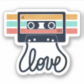 liefdesliedjes sticker (Voorkant)