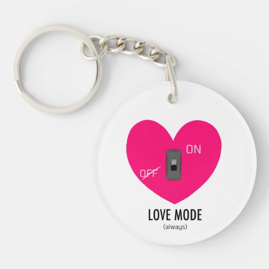 Liefdesmodus Aan Sleutelhanger (Voorkant)