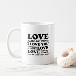 Liefdesmokkoppen en -kopjes koffiemok