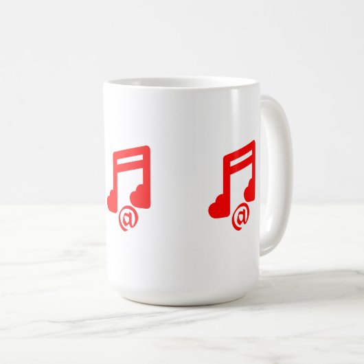 @ Liefdesmuziek Koffiemok (Voorkant rechts)