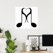 liefdesnotities : 8e noot : poster (Thuiskantoor)