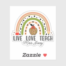 Liefdesonderwijs inspireert de waardering van de r sticker