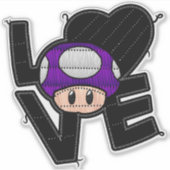 Liefdespad - Paarse Sticker (Voorkant)