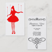 liefdespop visitekaartje (Voorkant / Achterkant)