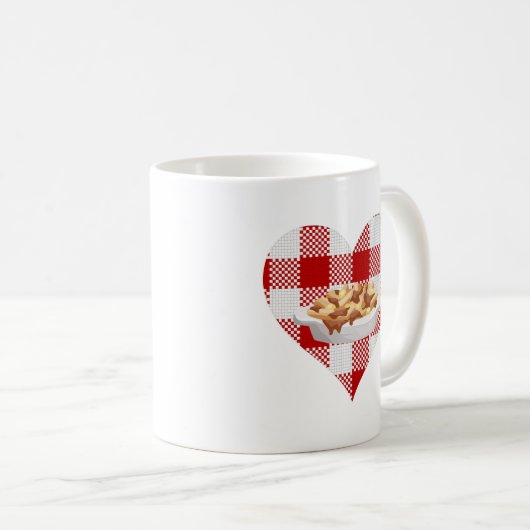 liefdespoutine koffiemok (Voorkant rechts)