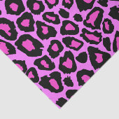 Liefdesroze en luipaard feestpapier tissuepapier (Detail)