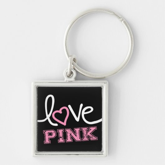 liefdesroze sleutelhanger (Voorkant)