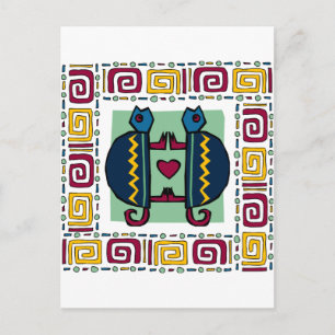 liefdesschildpad briefkaart