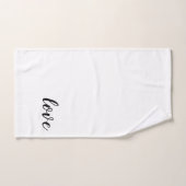 Liefdesscriptie Valentijnshuwelijk Badhanddoekense Bad Handdoek (Handdoek)