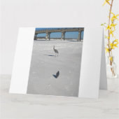 Liefdesstrand Kaart (Gele Bloem)