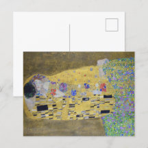 Liefdestapijt: Een kus in goud door Klimt