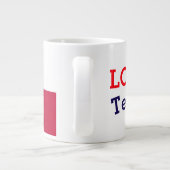 liefdestextuur extra grote mok (Achterkant)