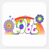 Liefdestickers Vierkante Sticker (Voorkant)