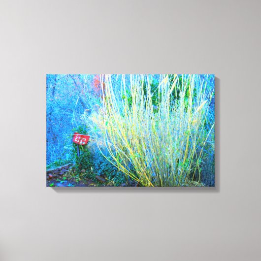 liefdestuin rond doek canvas afdruk (Voorkant)