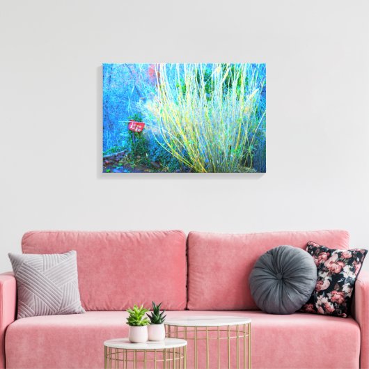 liefdestuin rond doek canvas afdruk (Insitu (Woonkamer))