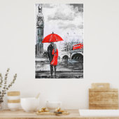 liefdesverhaal in londen poster (Keuken)