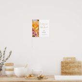 Liefdesverklaring Yellow Rose Square Poster (Keuken)