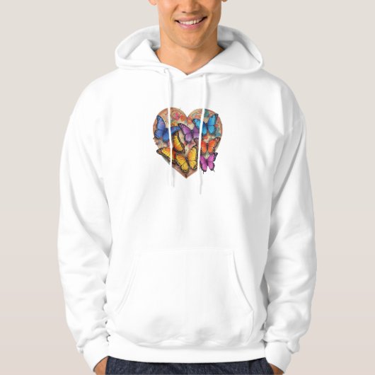 liefdesvlinder hoodie (Voorkant)