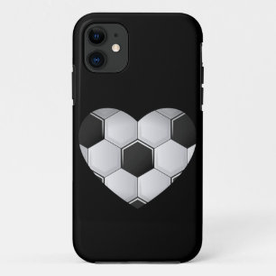 liefdesvoetbal football hartsporten atletisch iPhone 11 hoesje