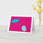 liefdesvogelkaart kaart (Gele Bloem)