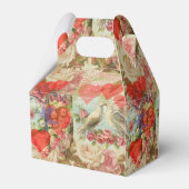 Liefdesvogels Antieke Hart Bedankdoosjes (Achterkant)