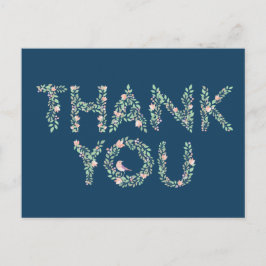 Liefdesvogels & Brieven Bedankt Marine Briefkaart