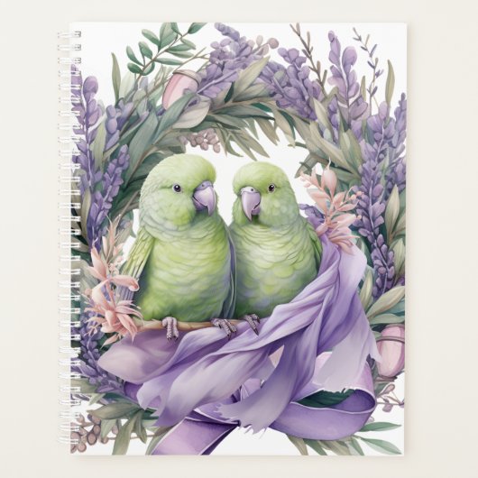 Liefdesvogels & Lavendel Planner (Voorkant)