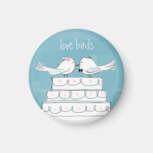 Liefdesvogels Magneet (Voorkant)
