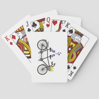 liefdesvogels op tandem bike - speelkaarten